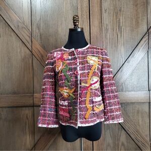 Moschino Tweed Patchwork Jacket